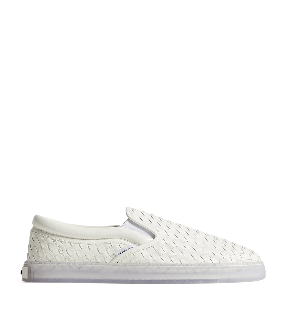 Bottega Veneta Leather Serena Slip-On Sneakers Image 1