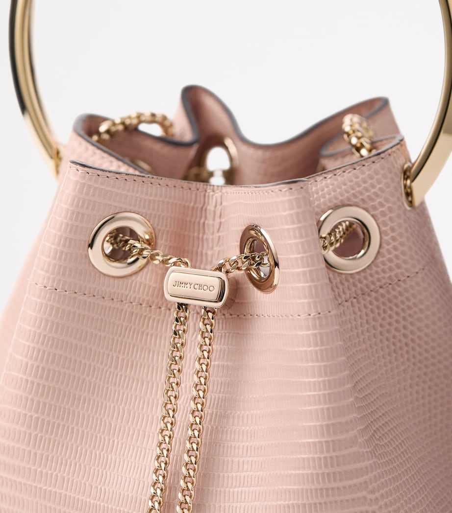 Bon Bon Leather Top-Handle Bag MACARON/LIGHT GOLD Image 3