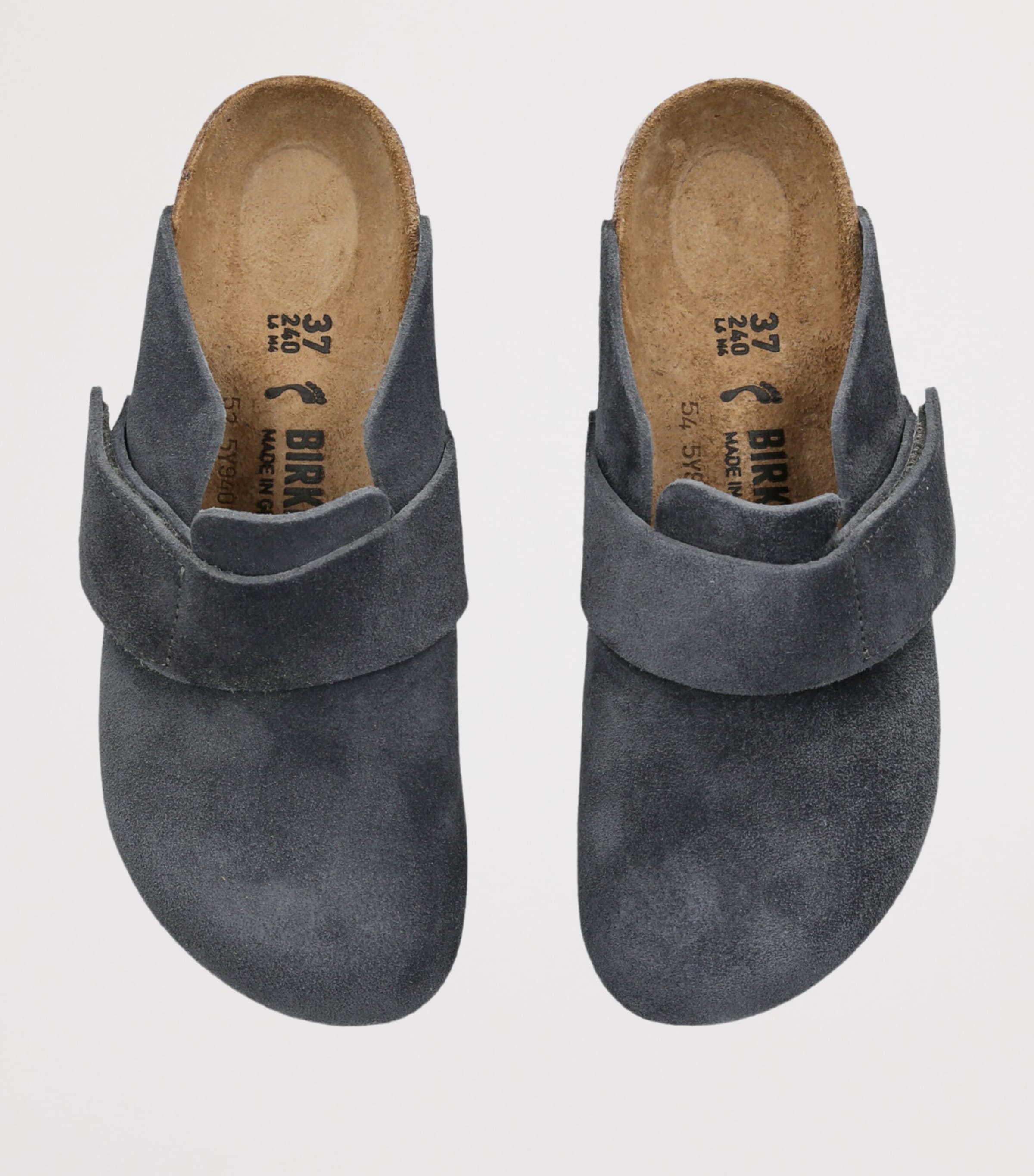 Birkenstock Suede Loma Clogs Grey/dark Image 4
