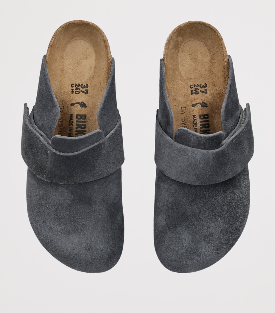 Birkenstock Suede Loma Clogs Grey/dark Image 4