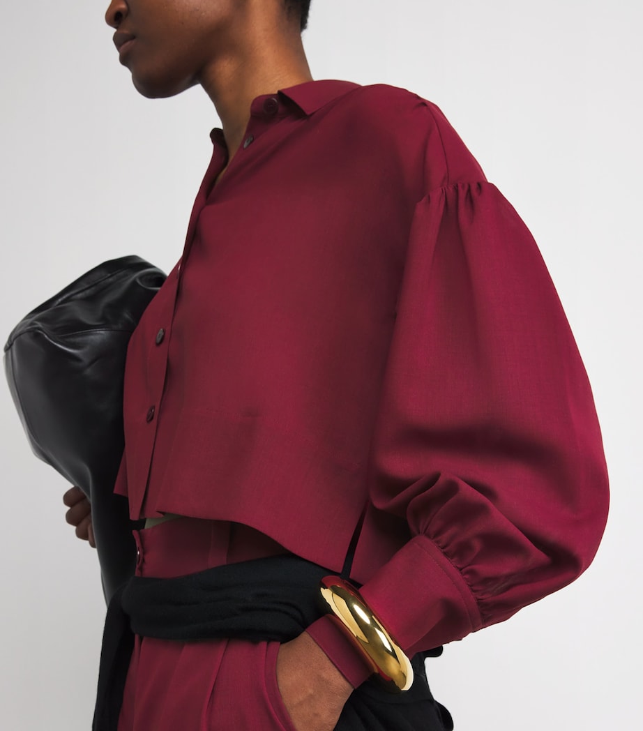 Wool Voile Anais Blouse RUBY Image 6