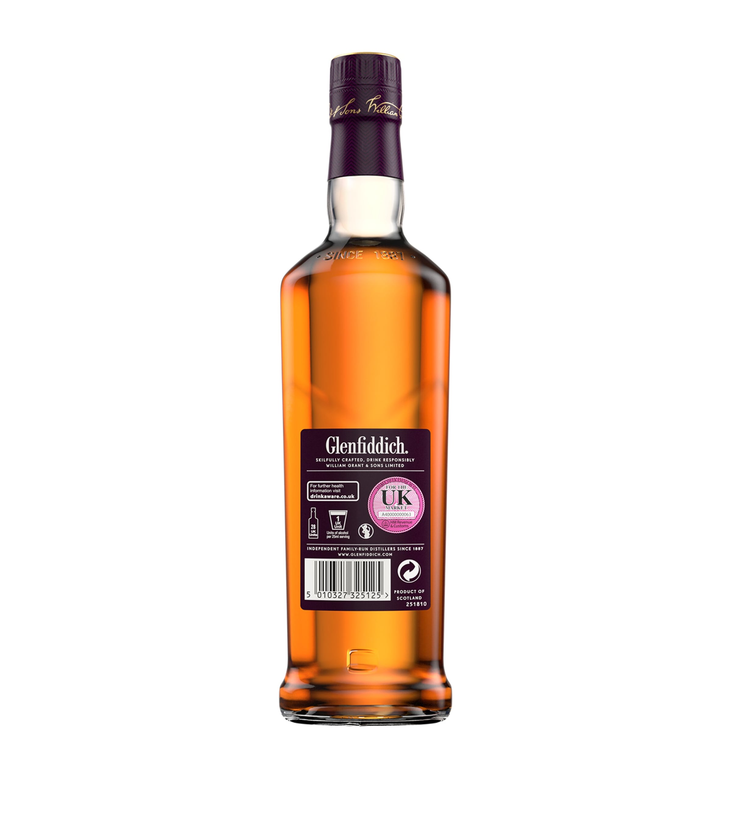 Glenfiddich Our Solera Fifteen Single Malt Scotch Whisky (70cl) Image 2