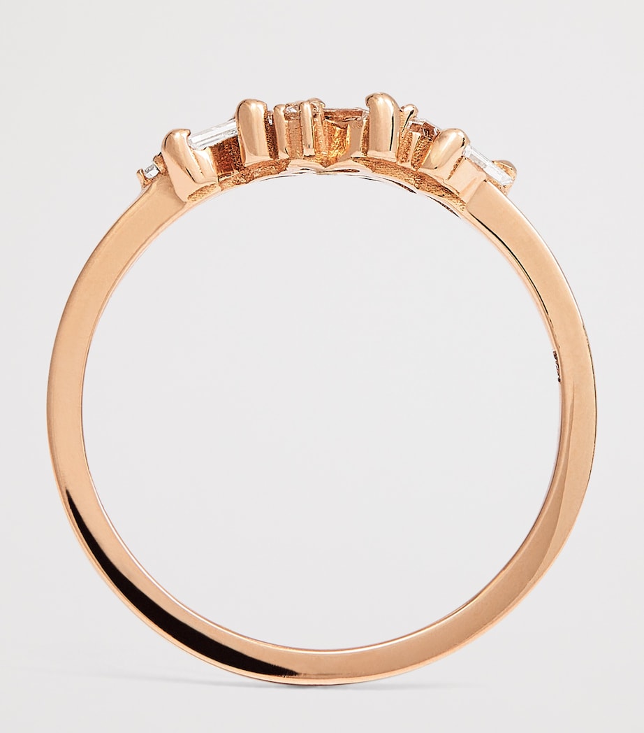 Rose Gold and Diamond Frenzy Ring 18K RG/WD Image 3
