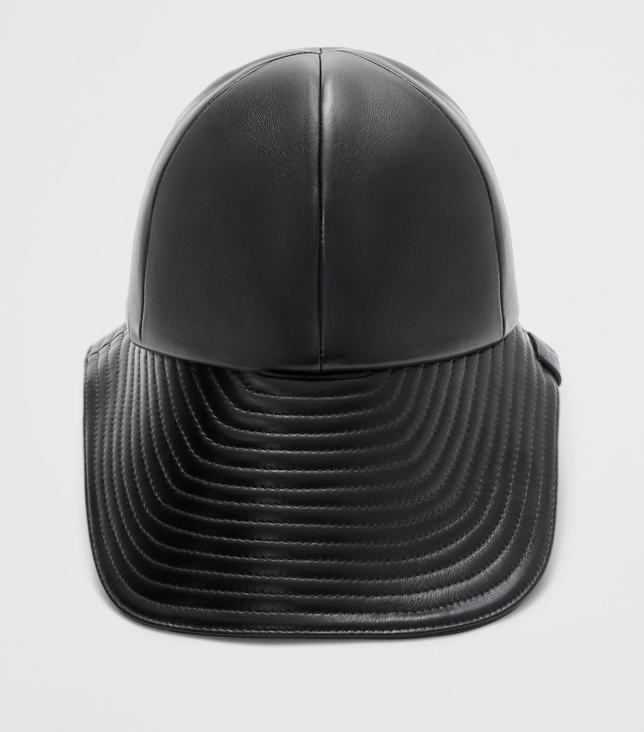 Leather Hiker Hat BLACK Image 4