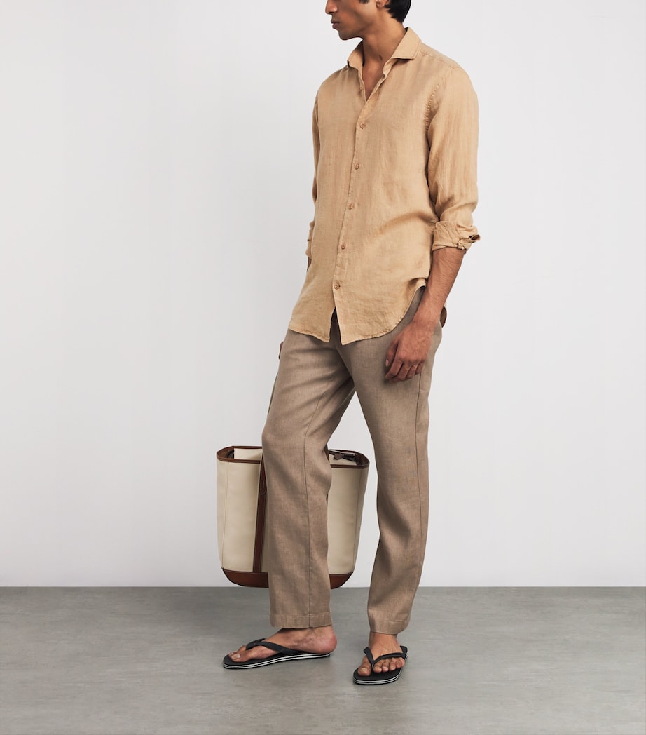 Linen Antonio Shirt 908-PALE COPPER Image 2
