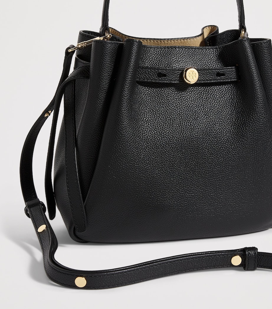 Leather Romy Cross-Body Bag 001 BLACK Image 6