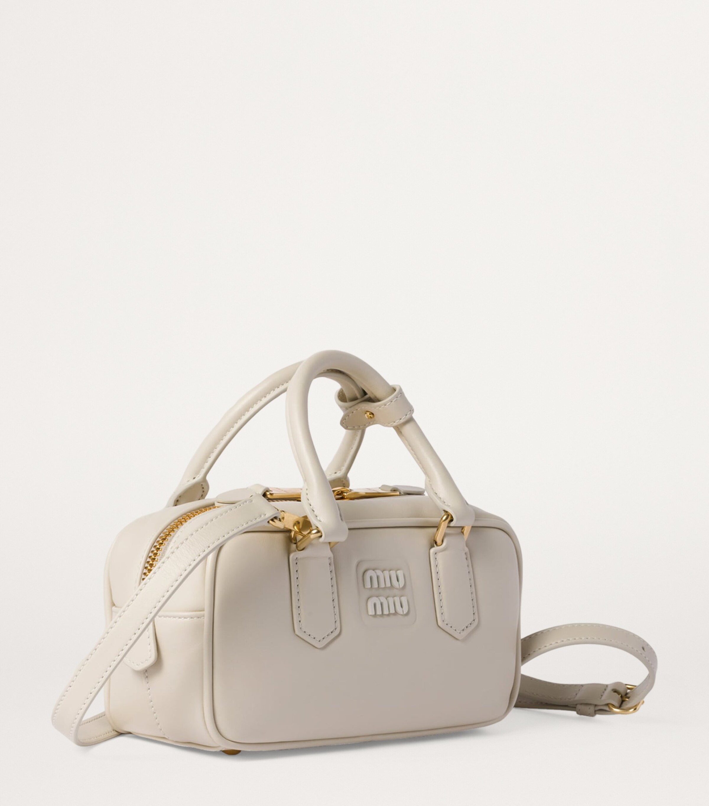 Miu Miu Leather Arcadie Top-Handle Bag | Harrods DE