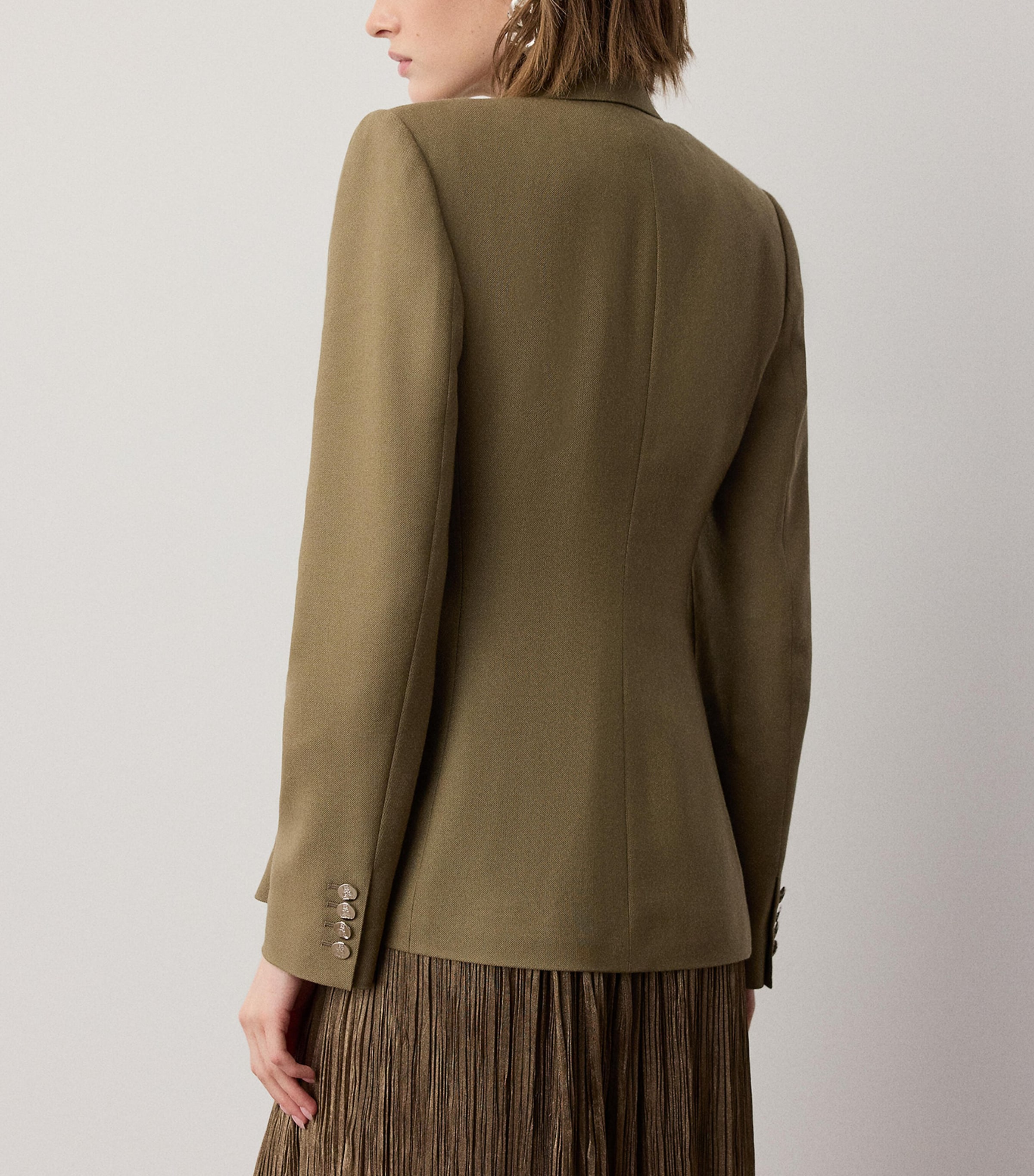 Ralph Lauren Collection Womens Cashmere Camden Jacket Porcini Image 5