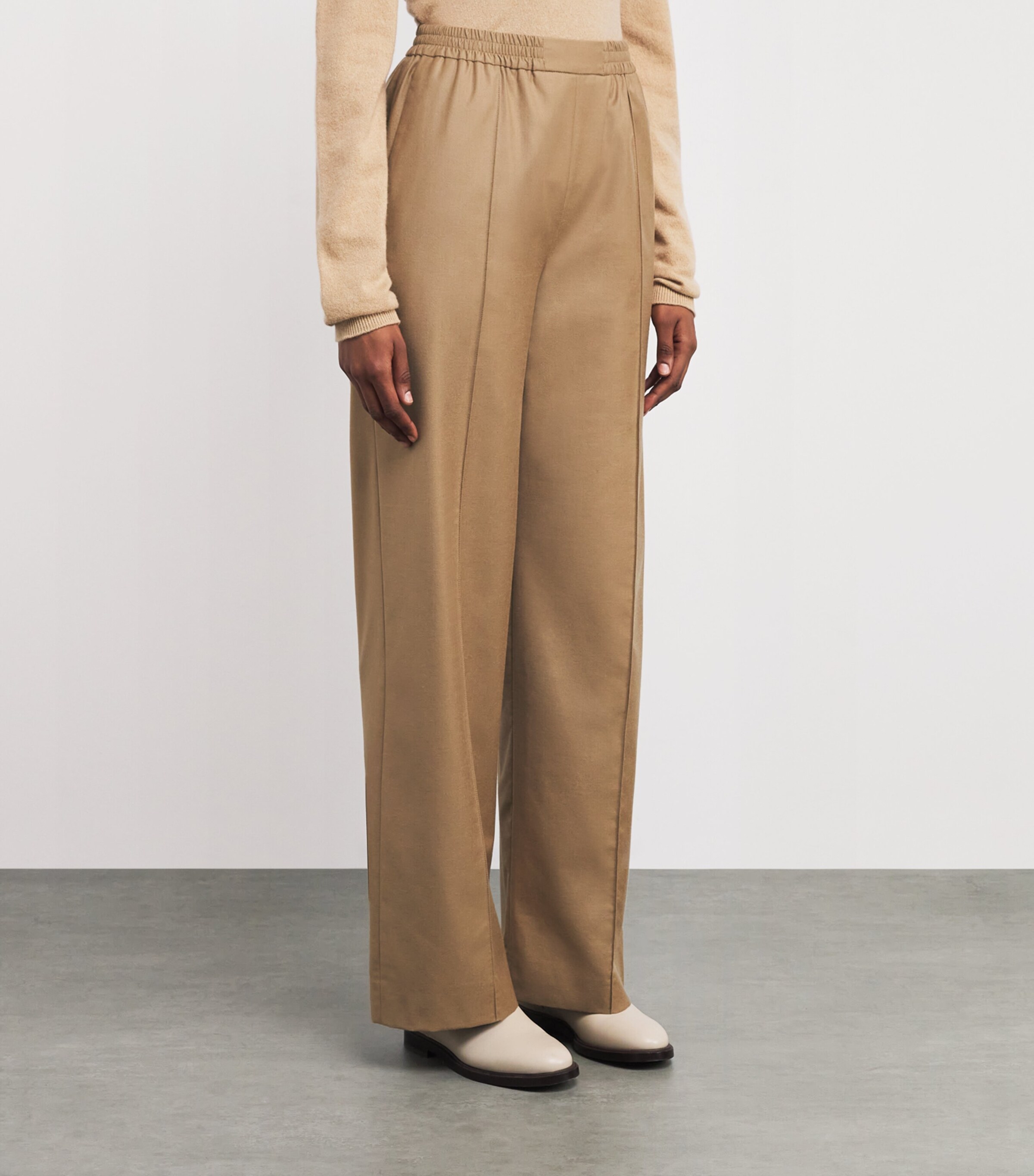 Wool-Silk Trousers A2026 Image 3