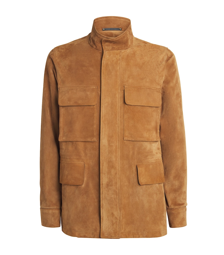 Suede Field Jacket 64A_CAMEL Image 1