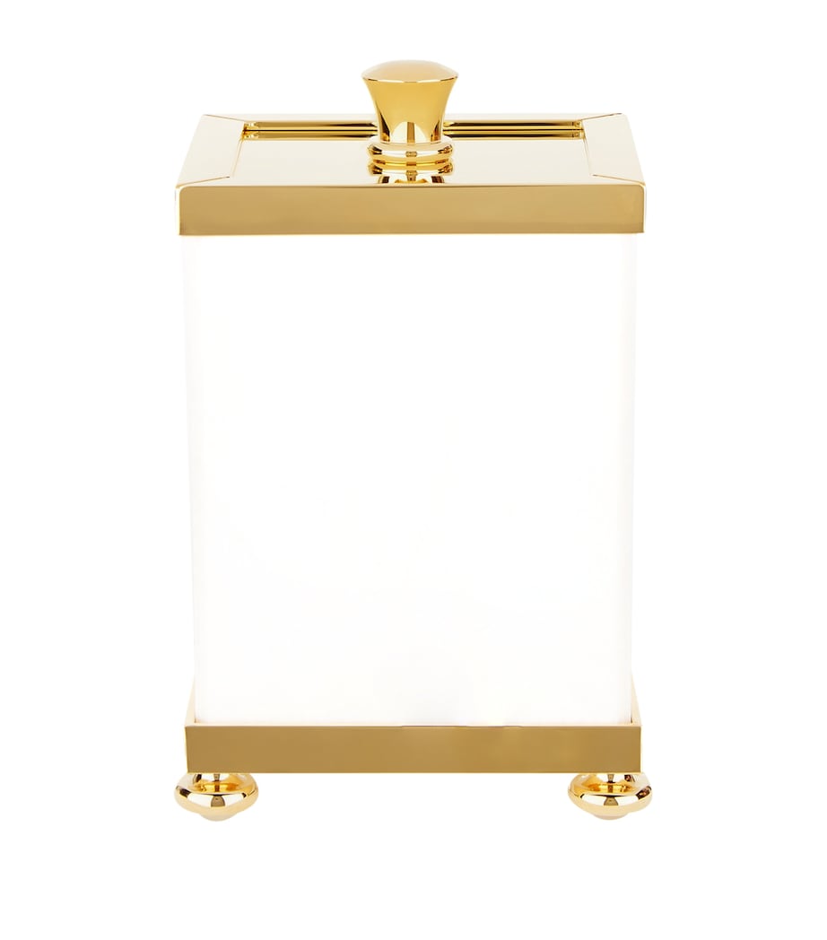 ZODIAC Marble Jar White Gold Image 1