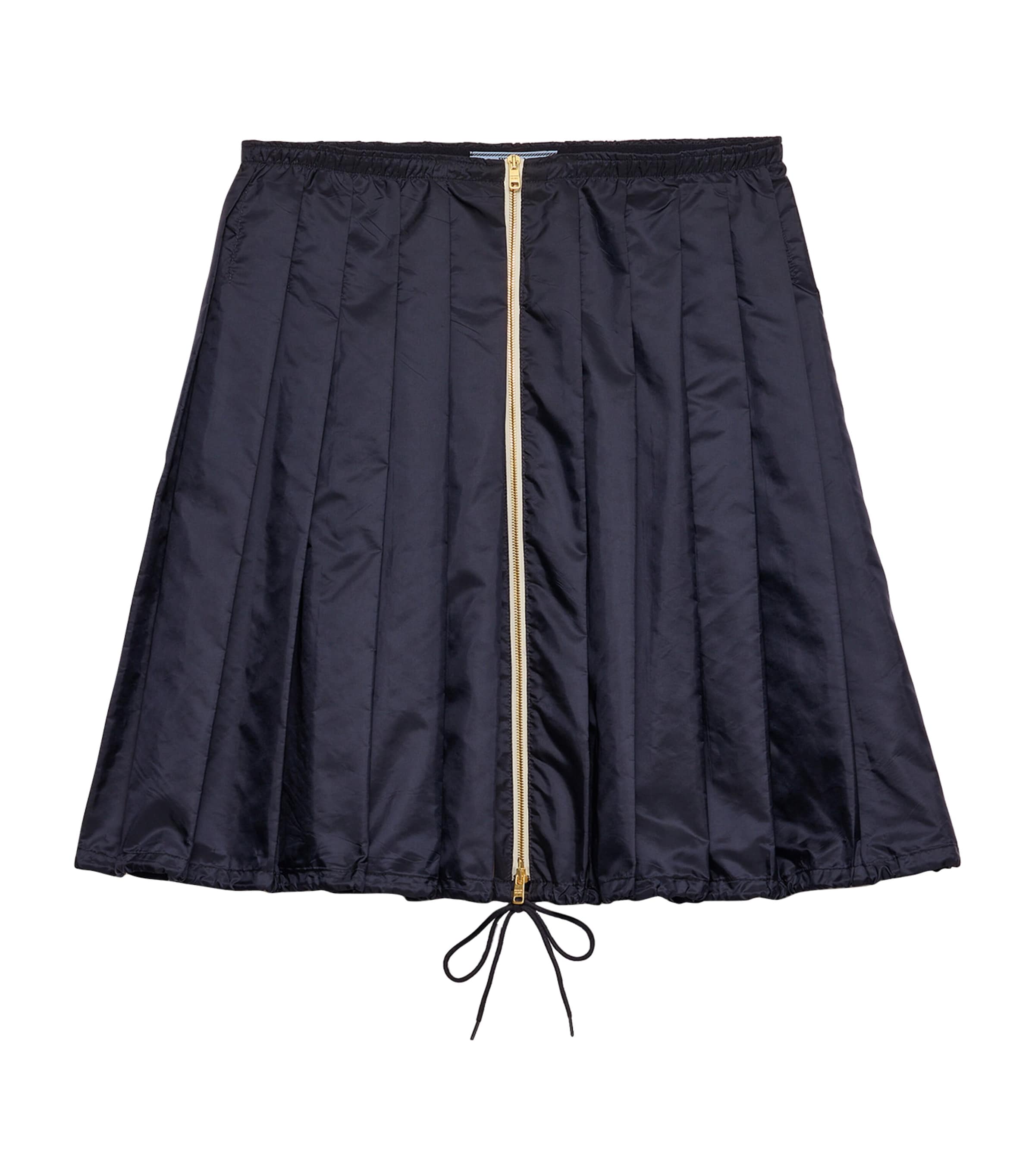 Re-Nylon Pleated Mini Skirt F0AA7 Image 1