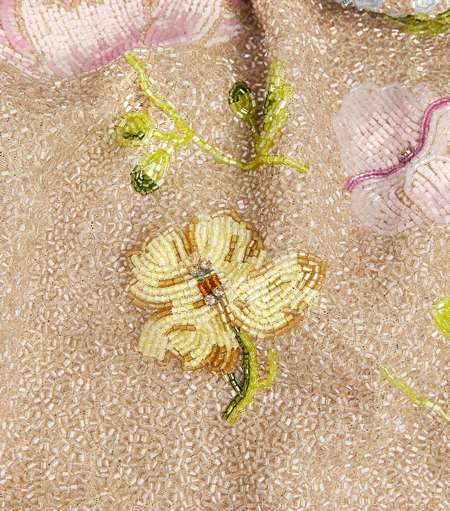 Embellished Marie Mini Dress CHAMPAGNE Image 5