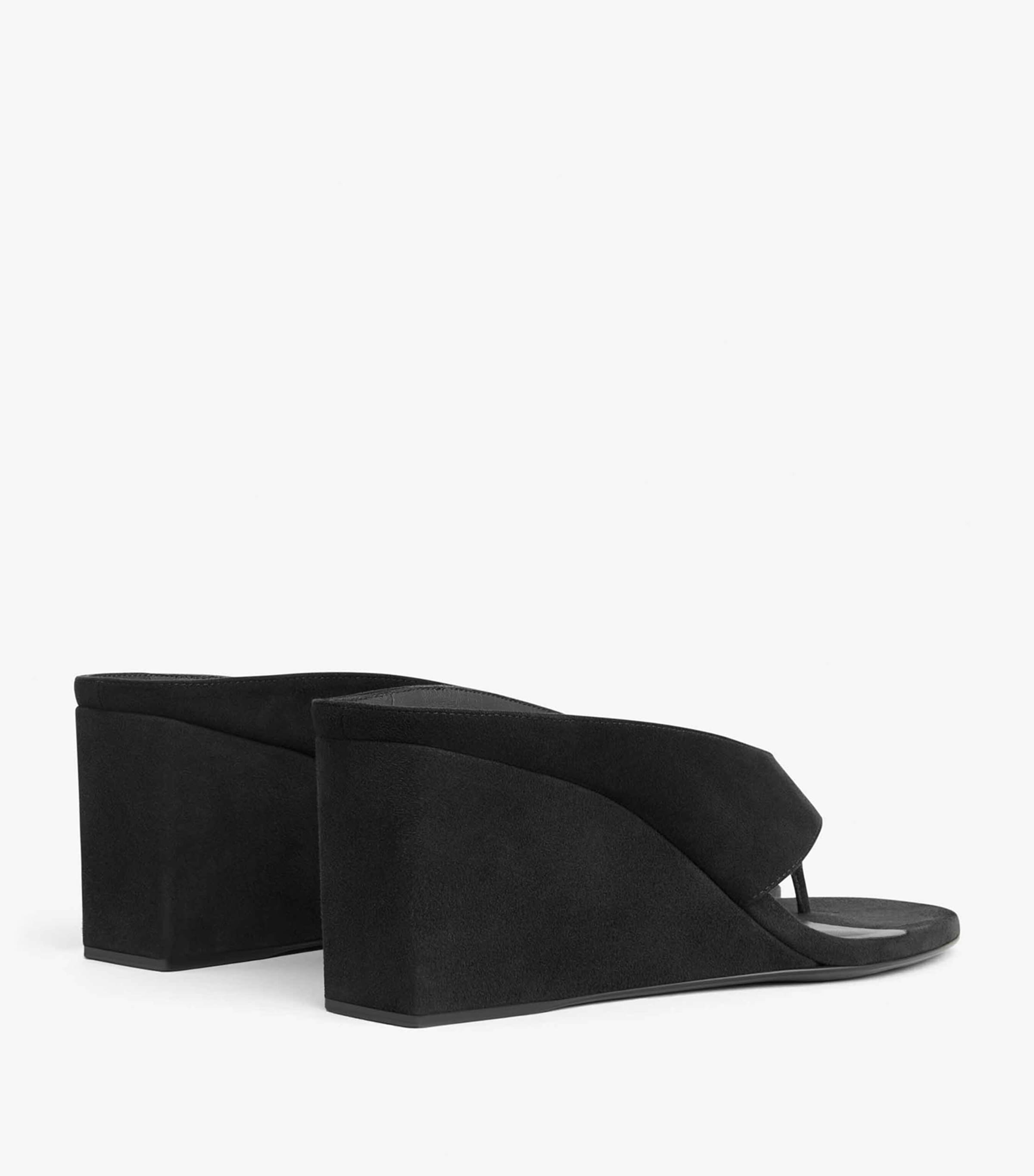 Alaïa Suede Cube Wedge Sandals 75 | Harrods US