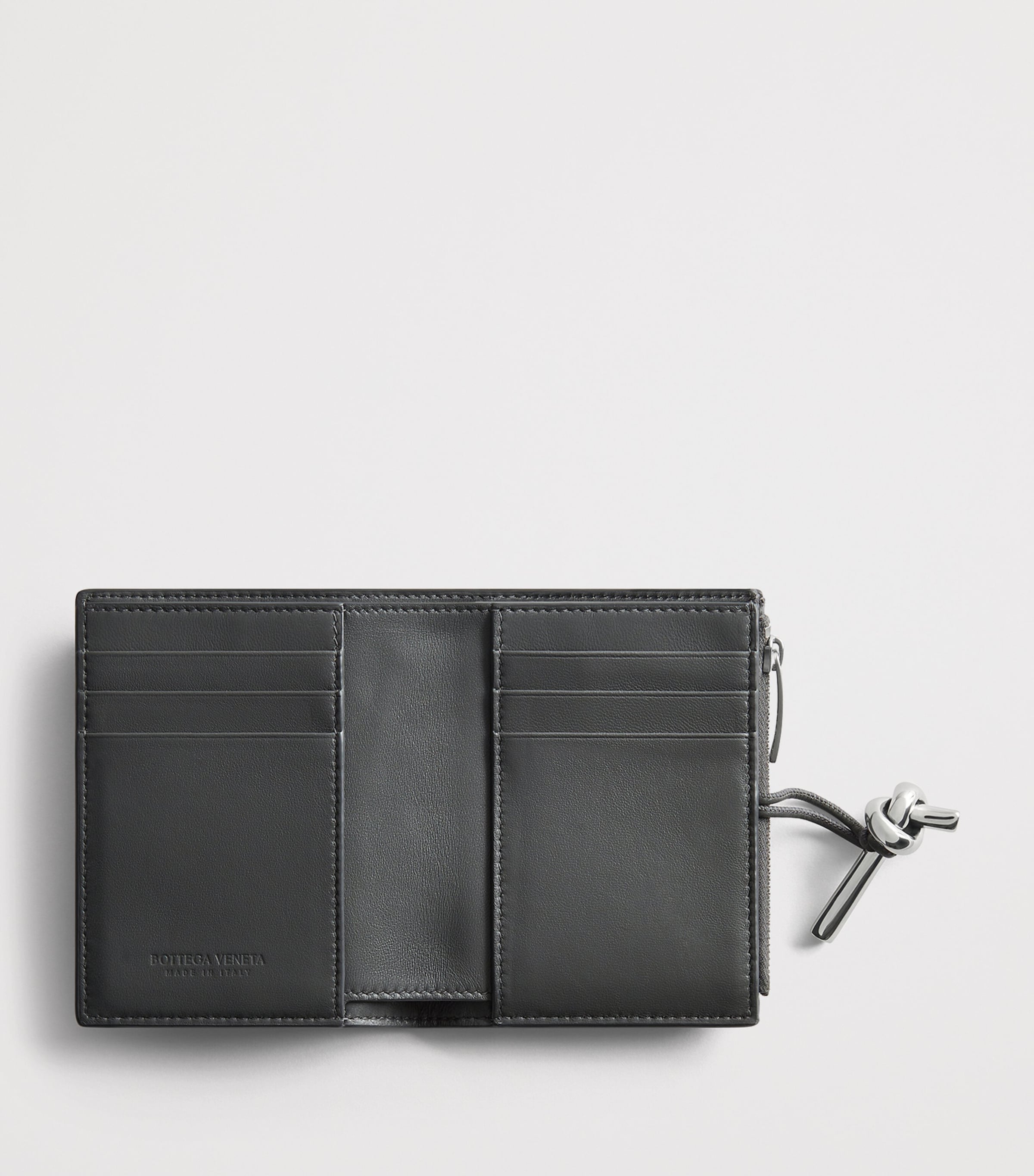 Bottega Veneta Small Leather Andiamo Bifold Wallet Image 2