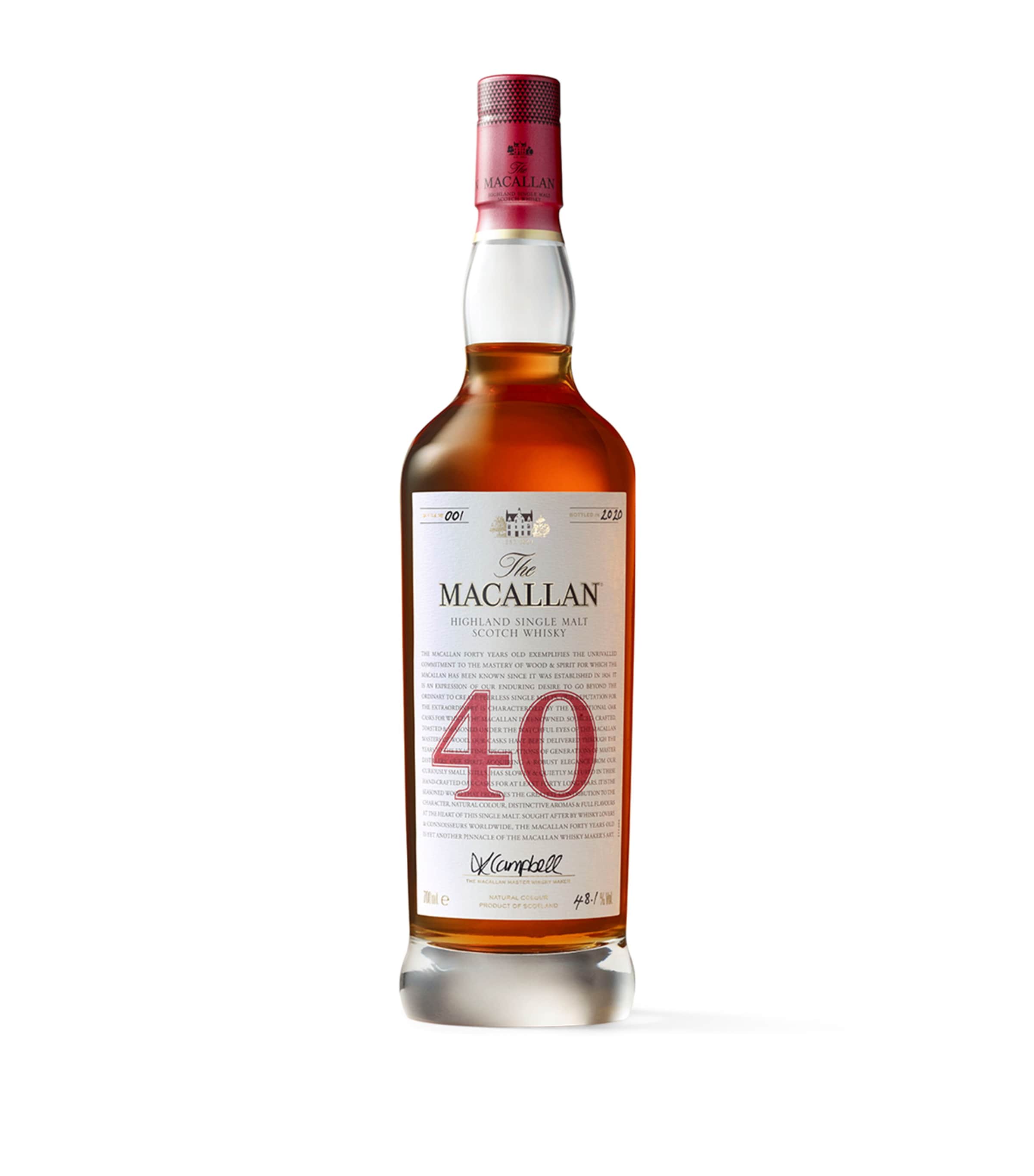 40-Year-Old The Red Collection Single Malt Scotch Whisky (70cl) NO COLOUR Image 6