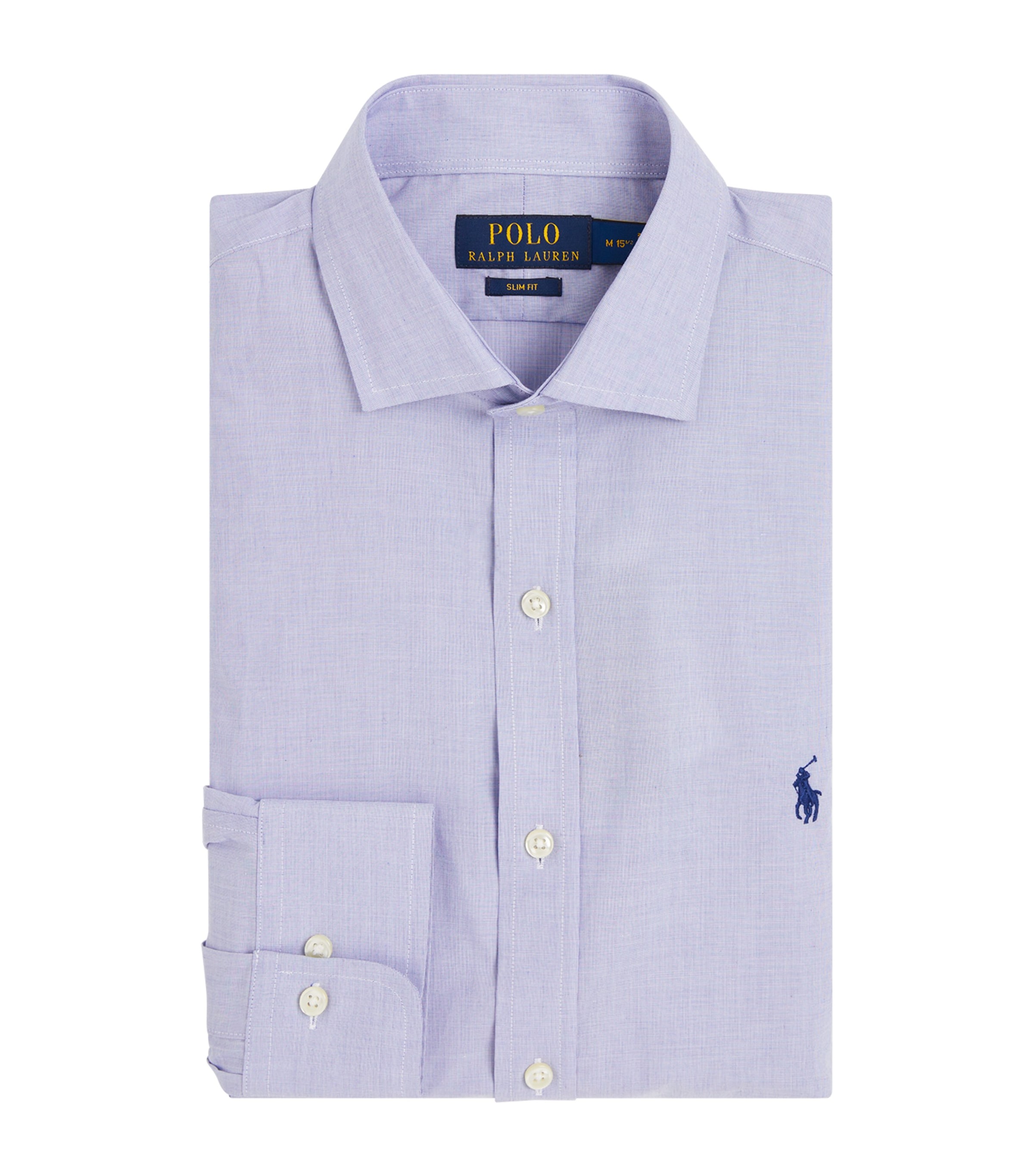 Polo Ralph Lauren Poplin Slim-fit Shirt In Blue