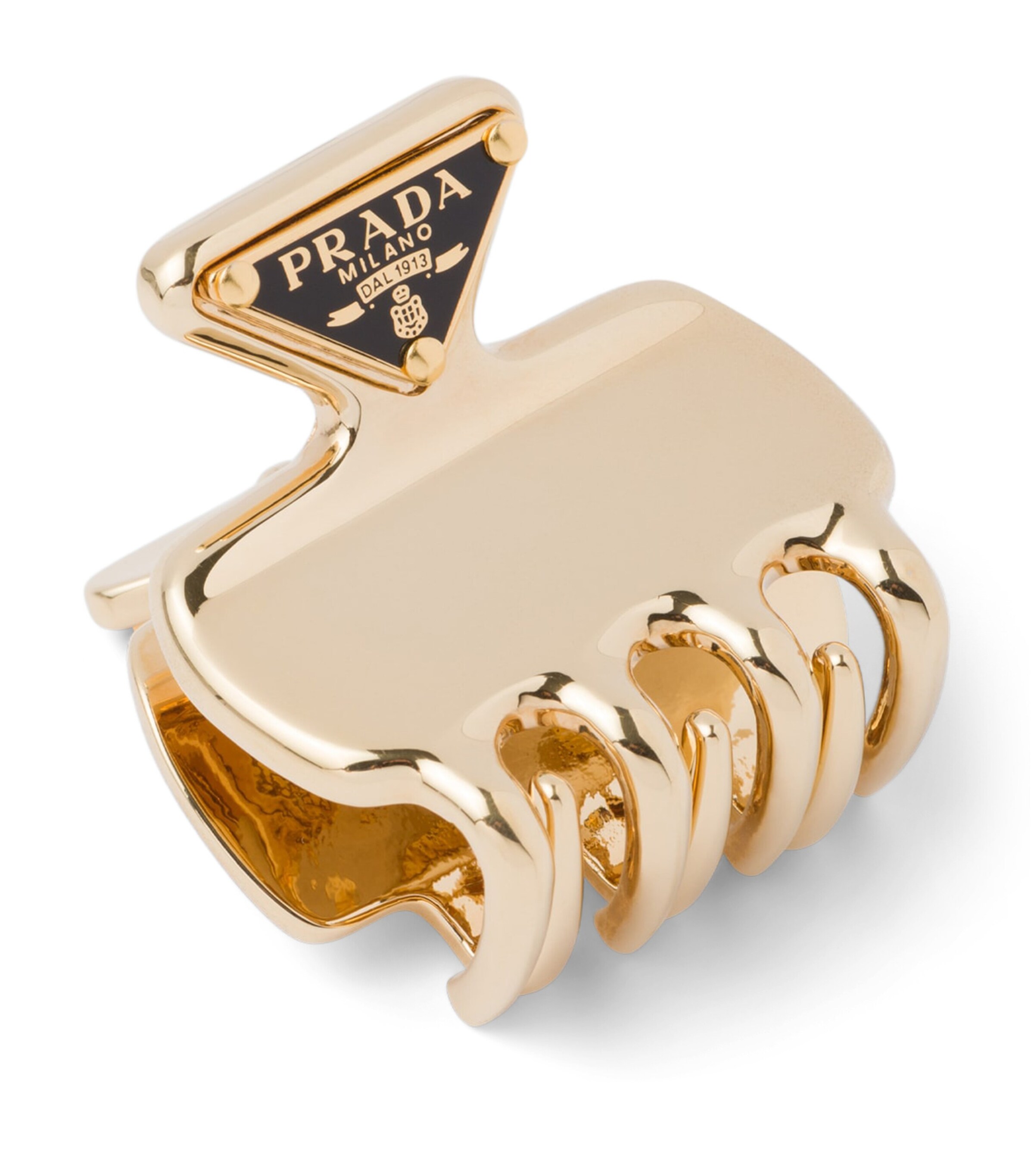 Prada Metal Triangle Hair Clip Image 1
