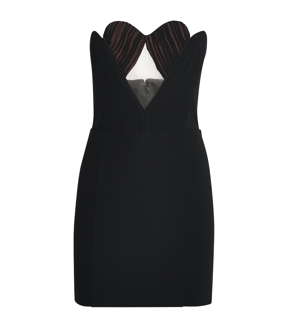 Heart Cup Mini Dress BLACK Image 1