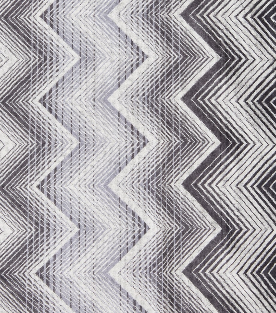 Missoni Home Marea Bath Sheet (100cm x 150cm) Black/white Image 4