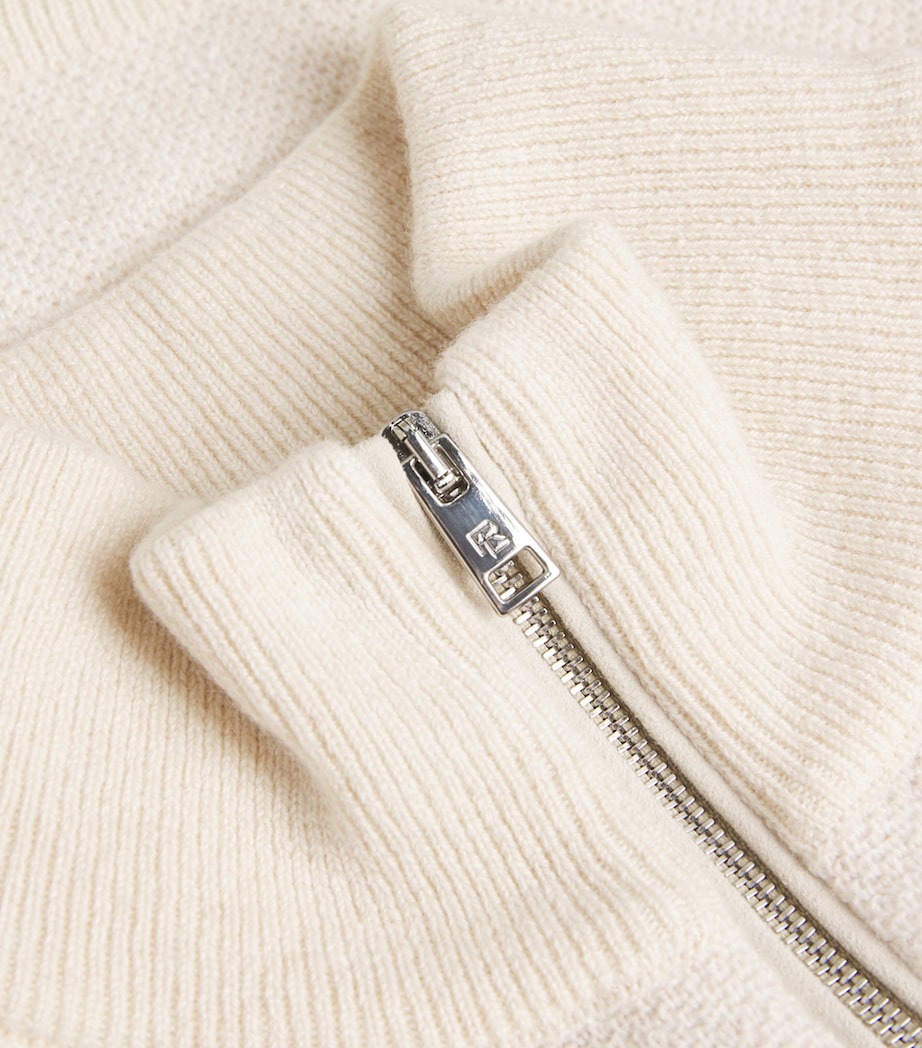 Cashmere Half-Zip Sweater CREAM MULTI Image 5