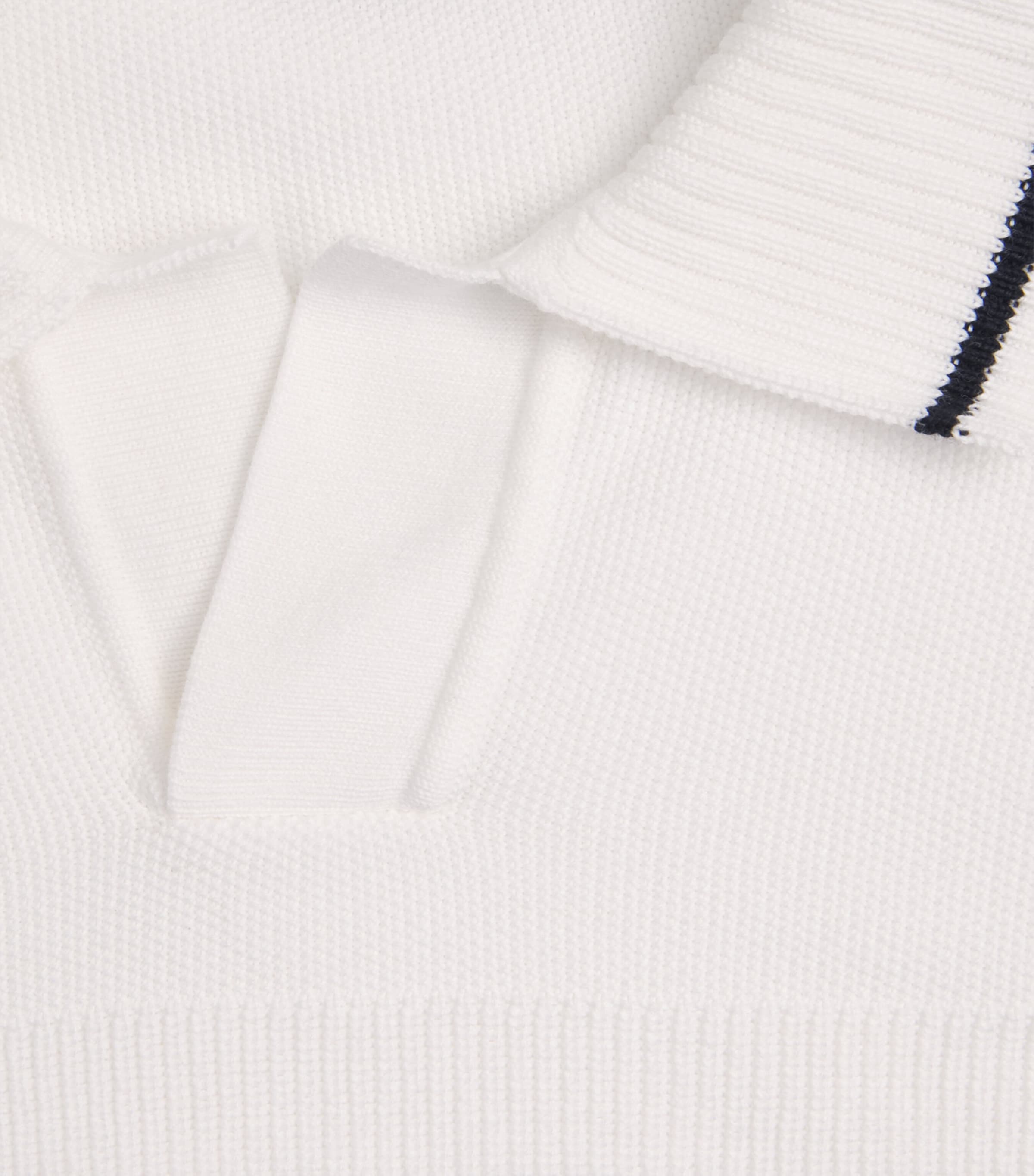 BOSS Mens Cotton Open-Collar Polo Shirt White Image 6