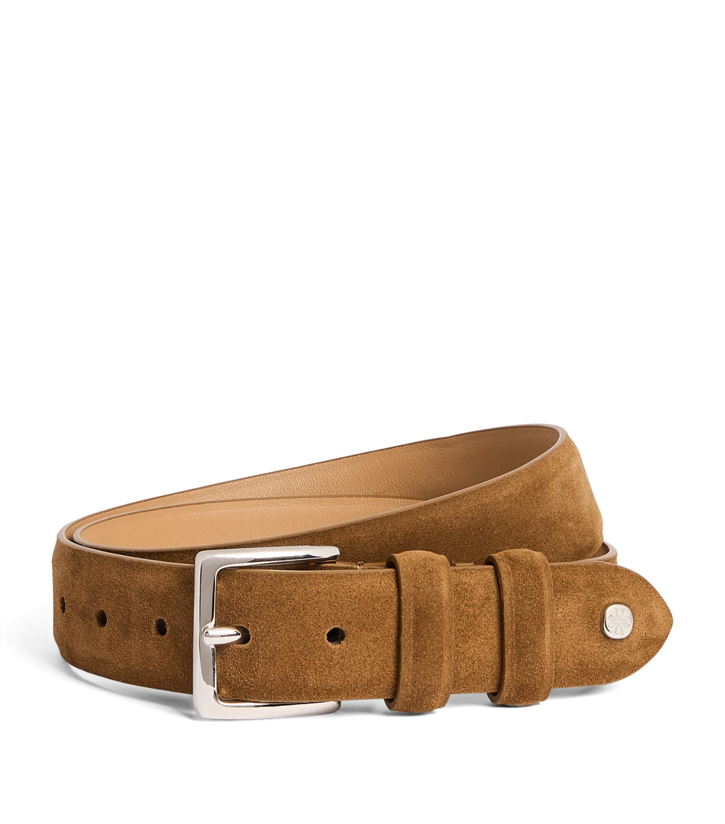 Jacob Cohën Suede Belt Light Rust Br. Image 1