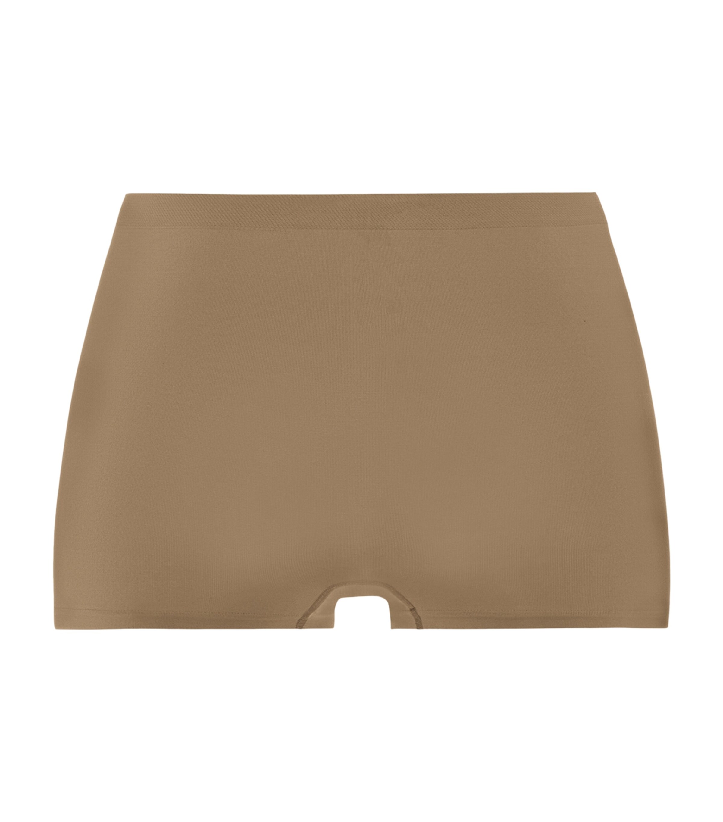Hanro Womens Touch Feeling Boy Shorts Suede Camel Image 3