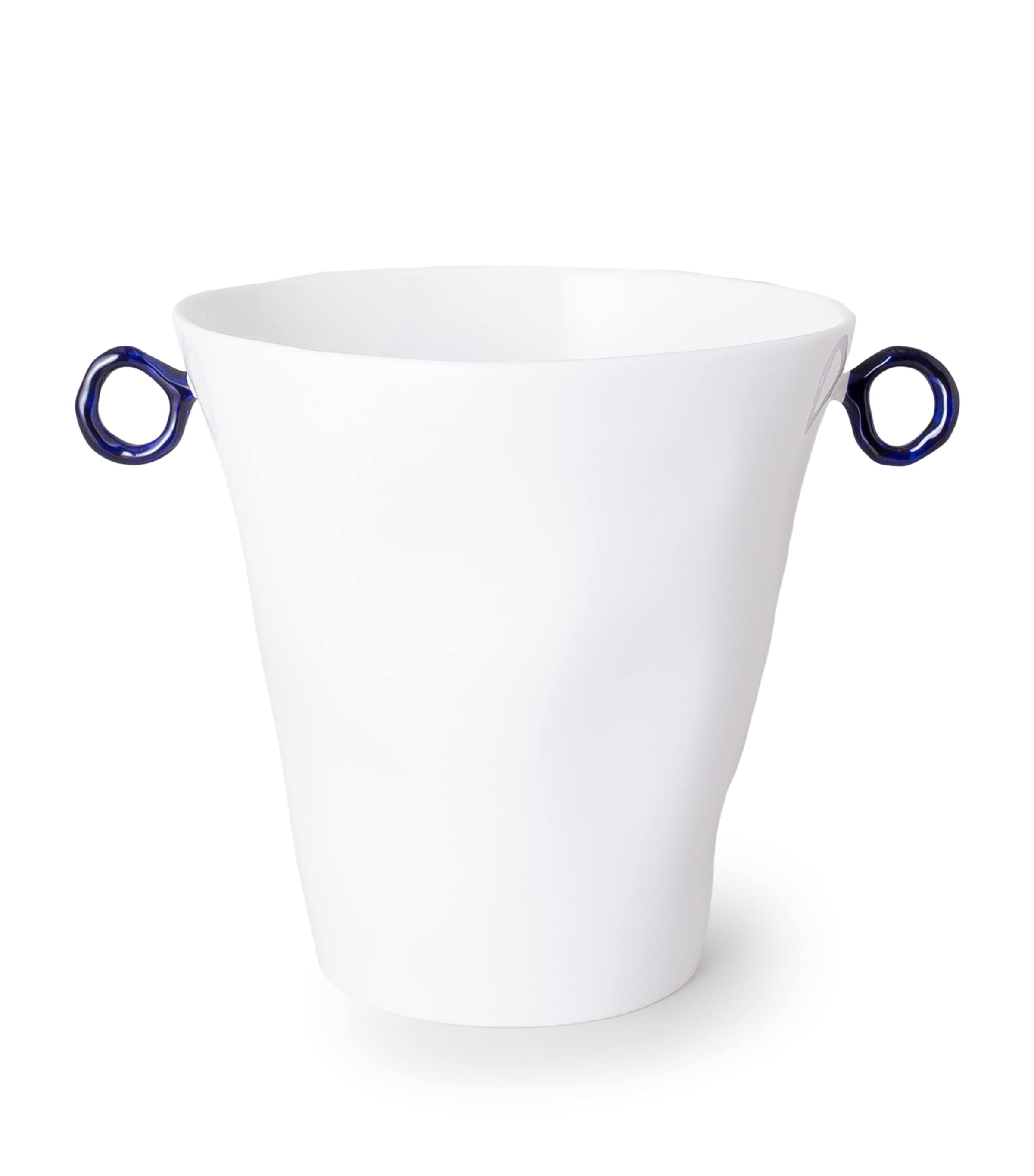 Feldspar Cobalt Champagne Bucket In White