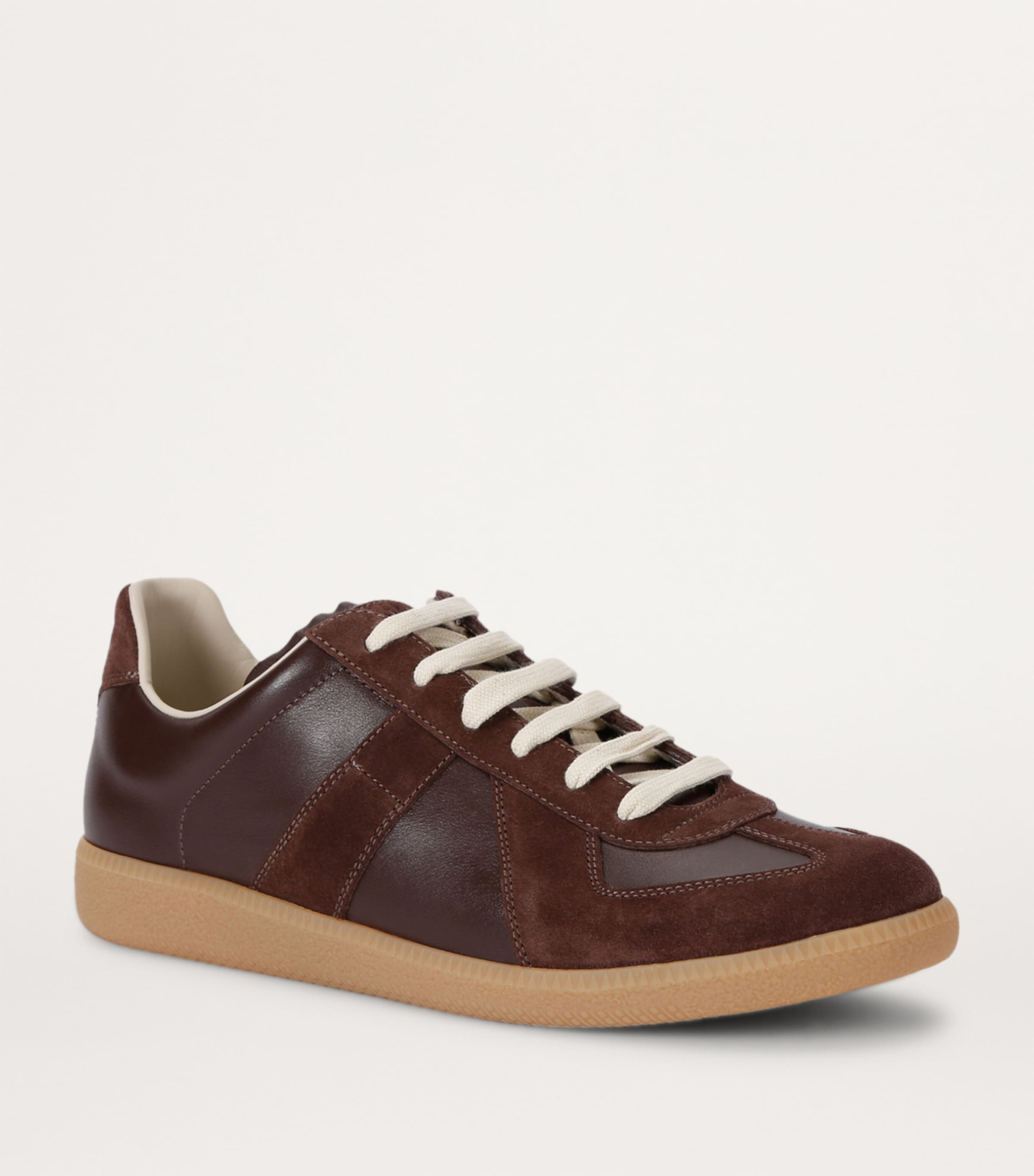 Maison Margiela Leather Replica Sneakers | Harrods US