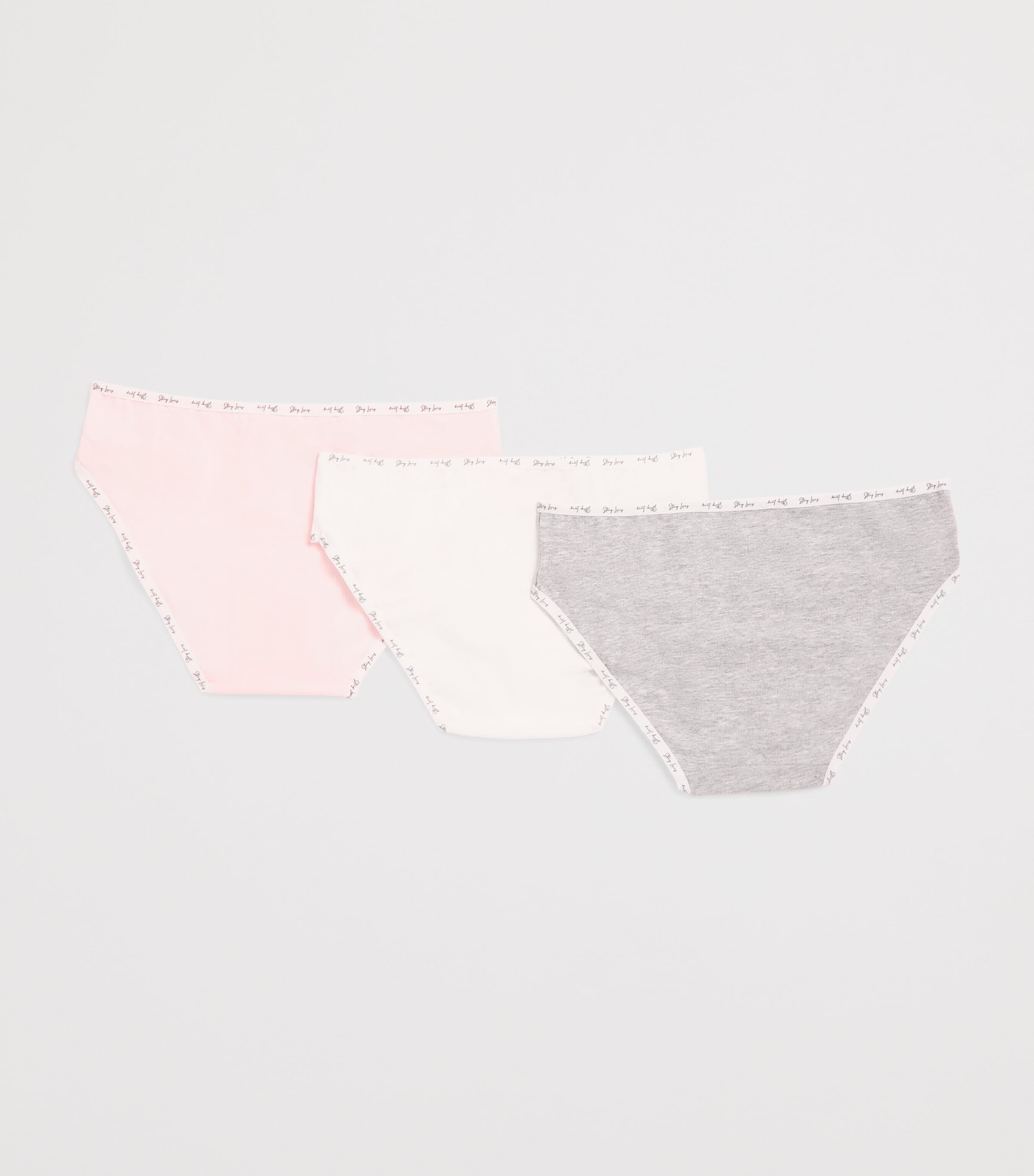 Story Loris Pack of 3 Stretch-Cotton Logo Knickers (4-14 Years) Ass Image 3