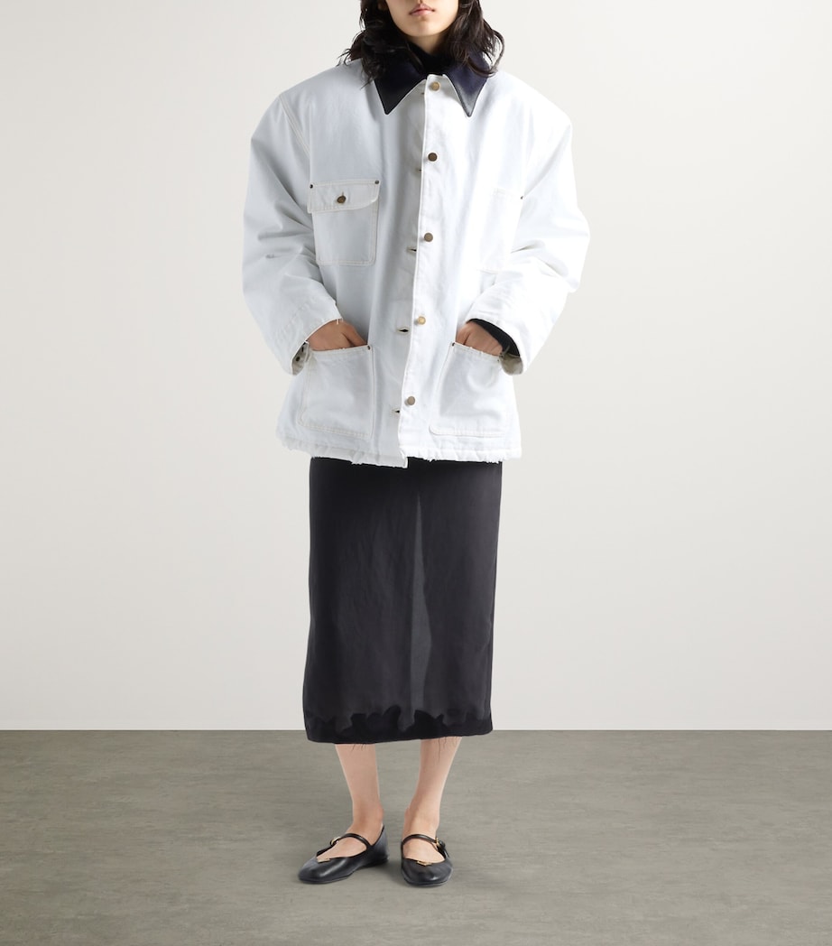 Canvas Oversized Jacket F0009 Image 2