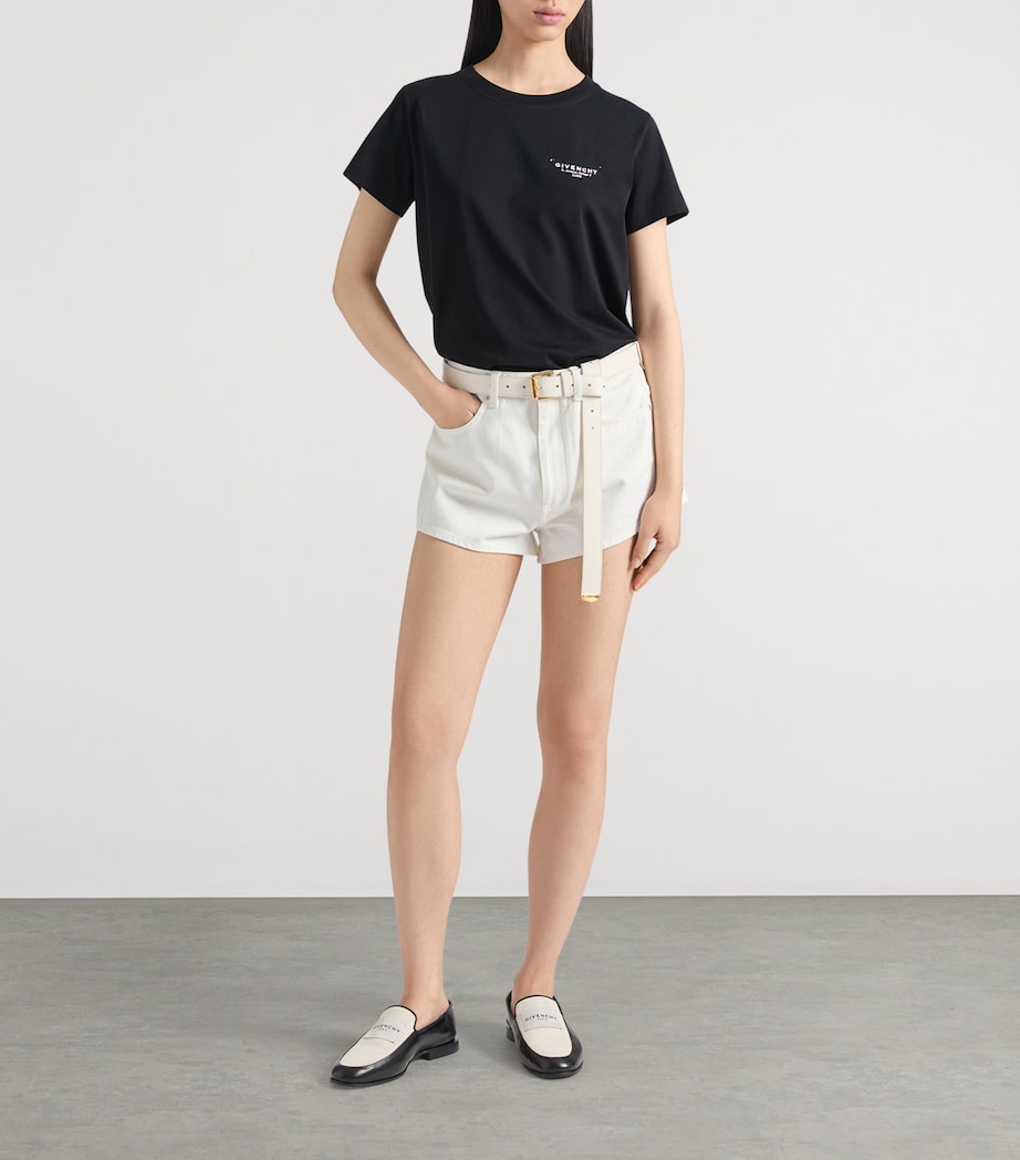 Denim Shorts OFF WHITE Image 2