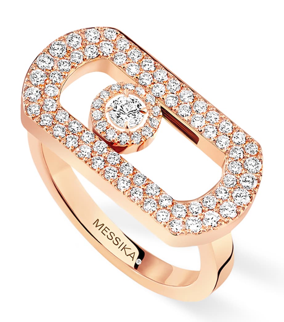 Rose Gold and Diamond So Move Ring PINK GOLD Image 1