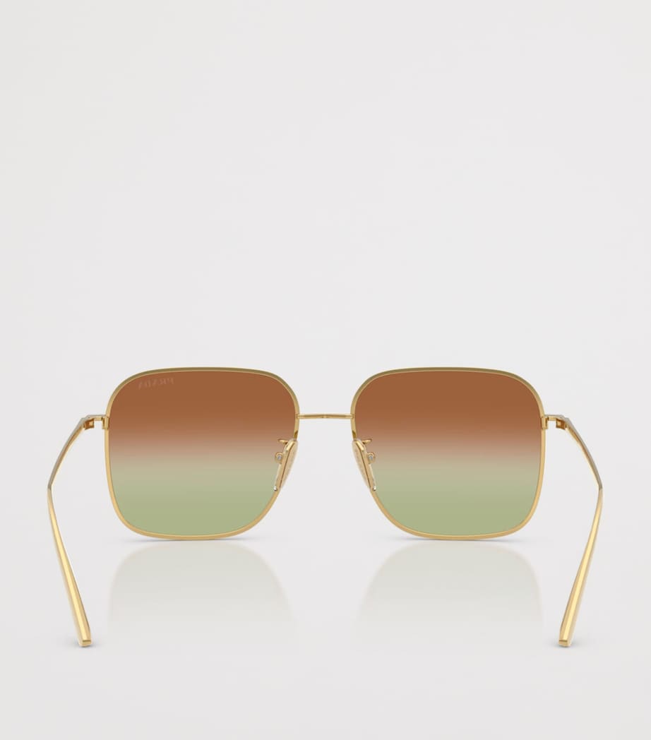 Metal PR C54SD Square Sunglasses 5AK70T Image 4