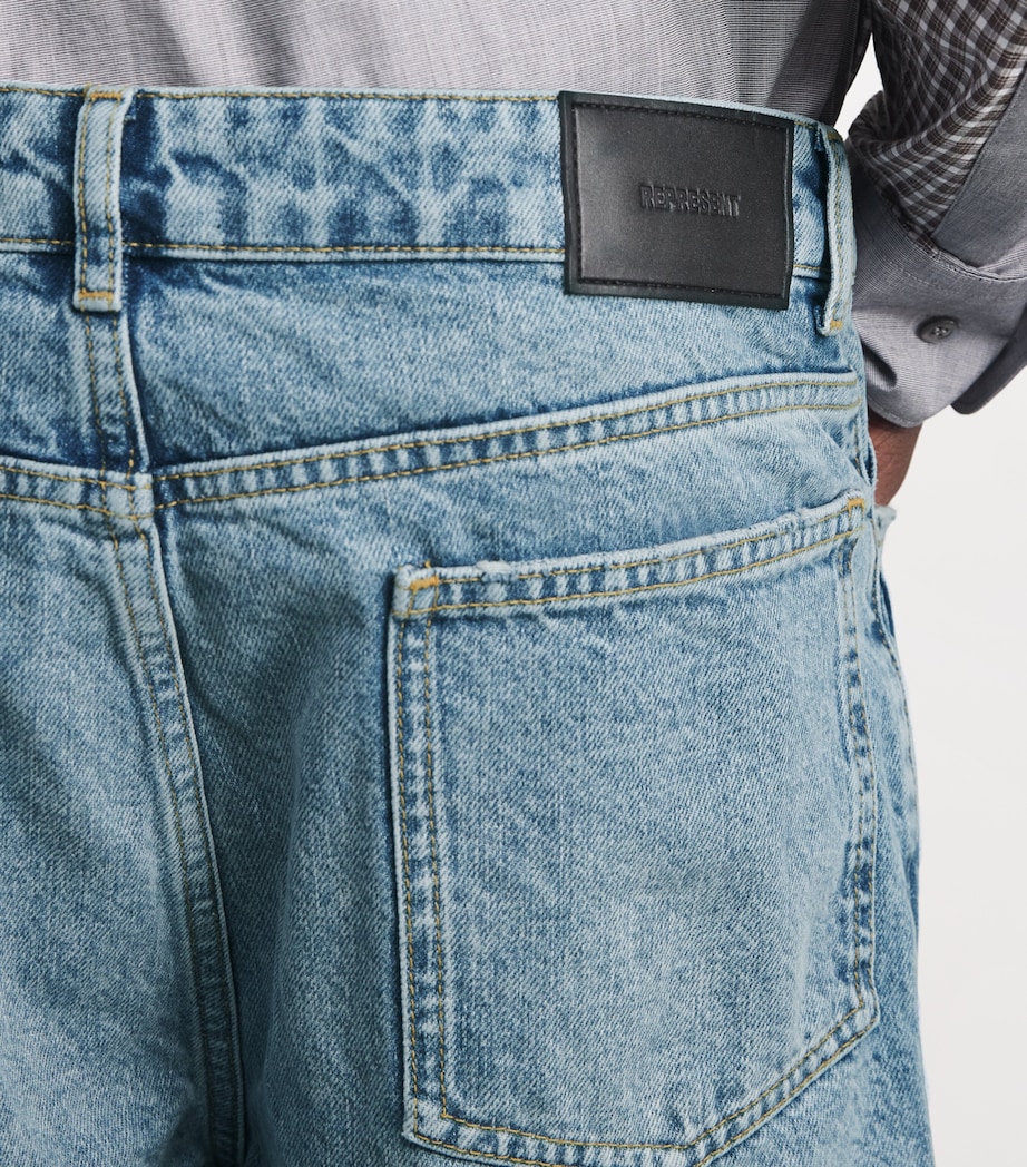 Represent Mens Heaton Straight Jeans Authentic Blue Image 3