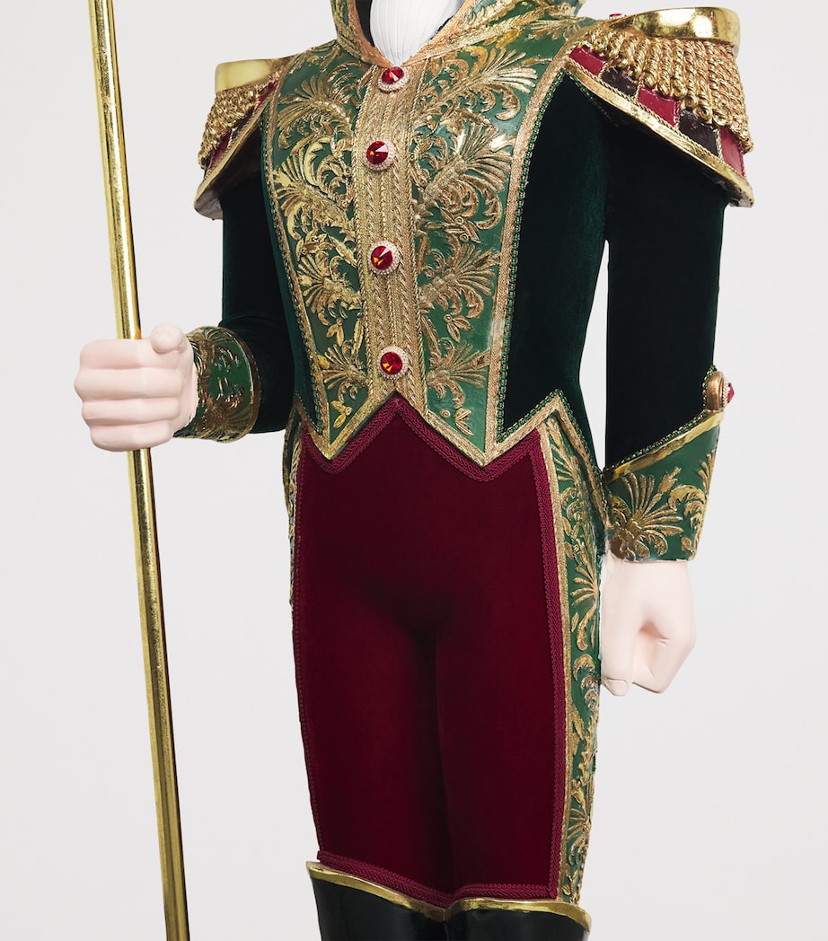 Extra Large Nutcracker Ornament (178cm) GREEN/RED Image 3