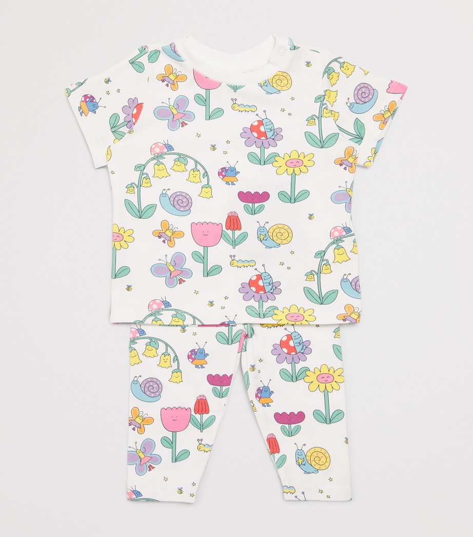 Stella McCartney Kids Floral Leggings (3-36 Months) Image 3