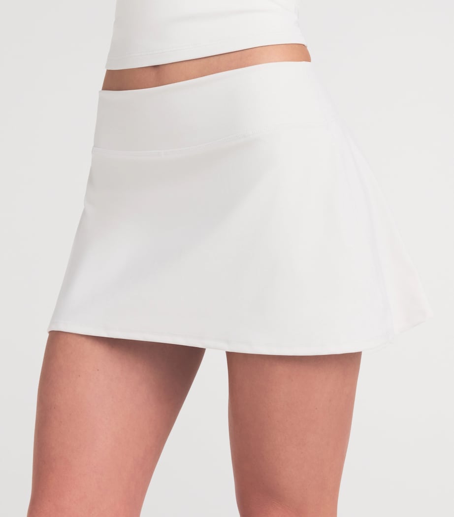 NikeSKIMS Womens NikeSKIMS Matte Mini Skort Ivory Image 5