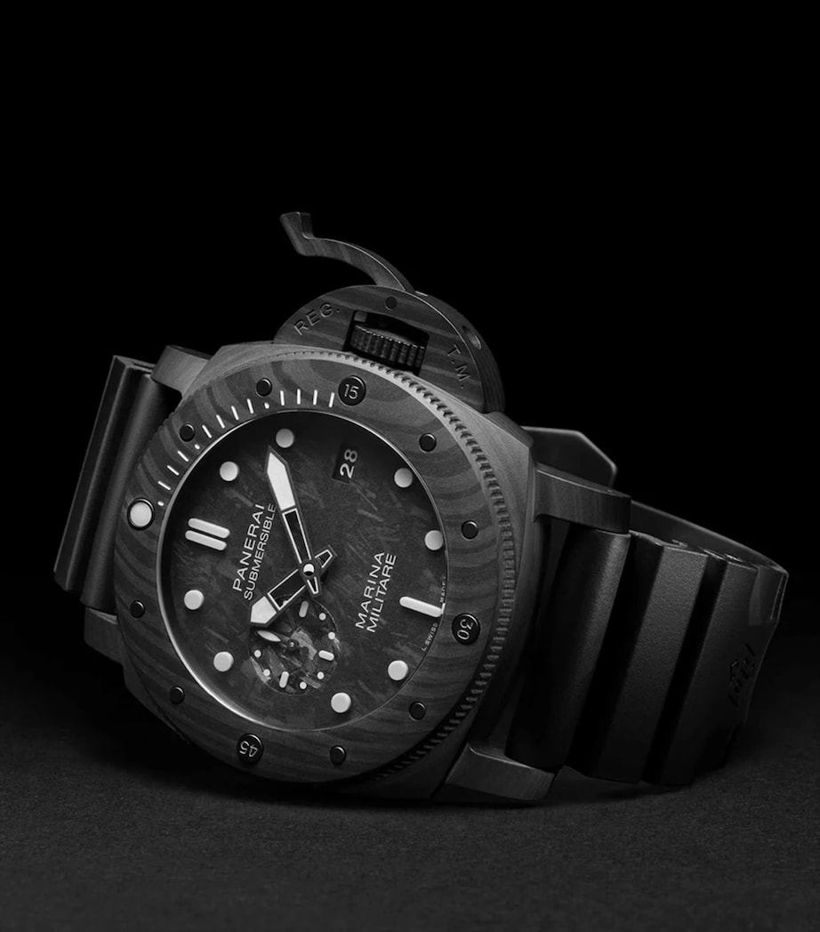 Carbotech Submersible Marina Militare Watch 47mm BLACK Image 4