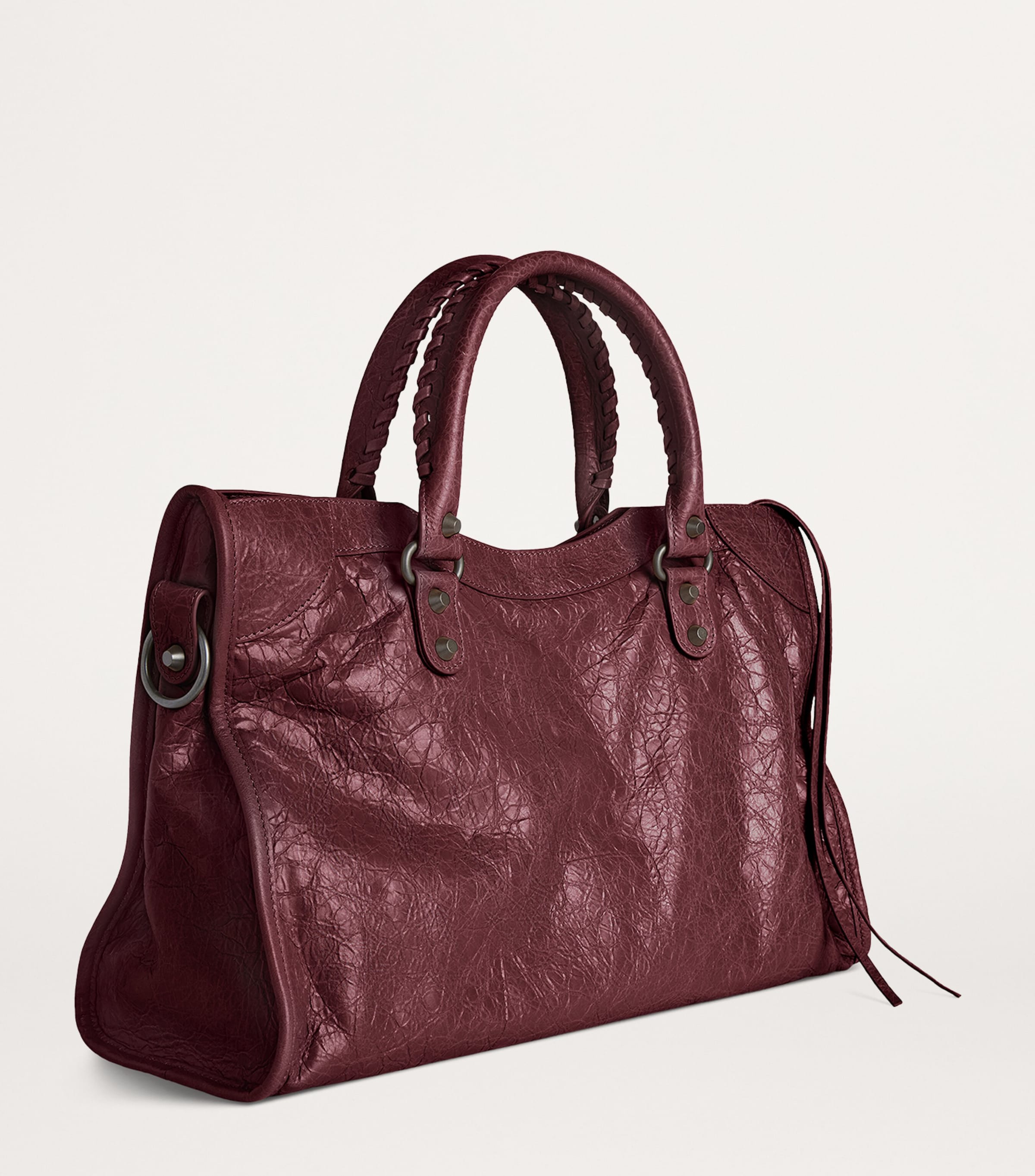 Medium Leather Le City Top-Handle Bag 6034 Image 4