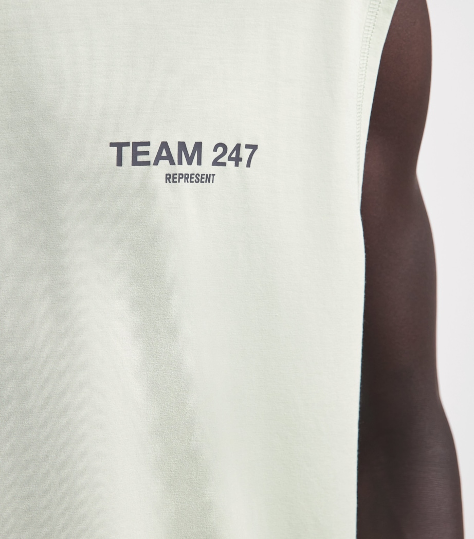 Represent 247 Mens Team Tank Top Fern/graphene Image 3