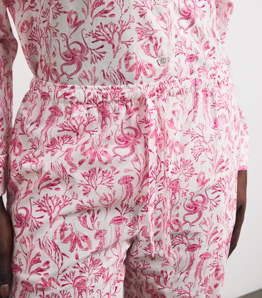 Cotton Ledbury Pyjama Set 22 PINK Image 4