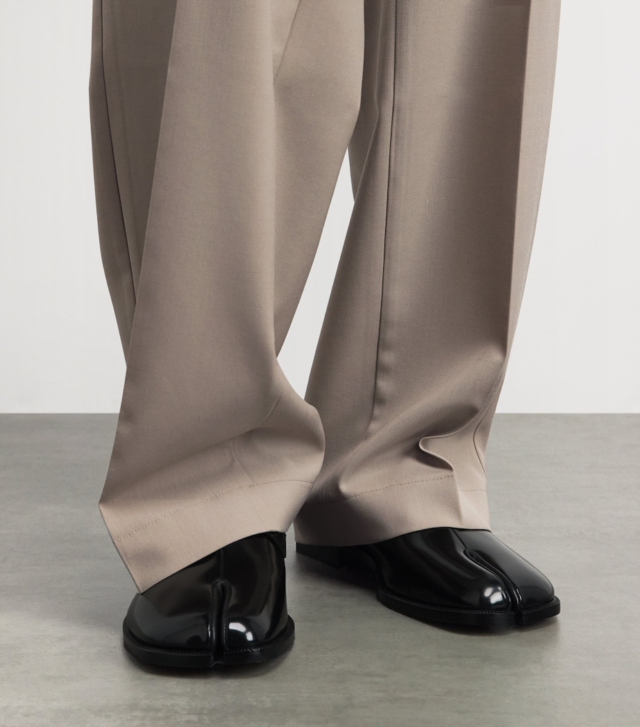 Séfr Mens Javier Wide-Leg Trousers Light Summer Taupe Image 3
