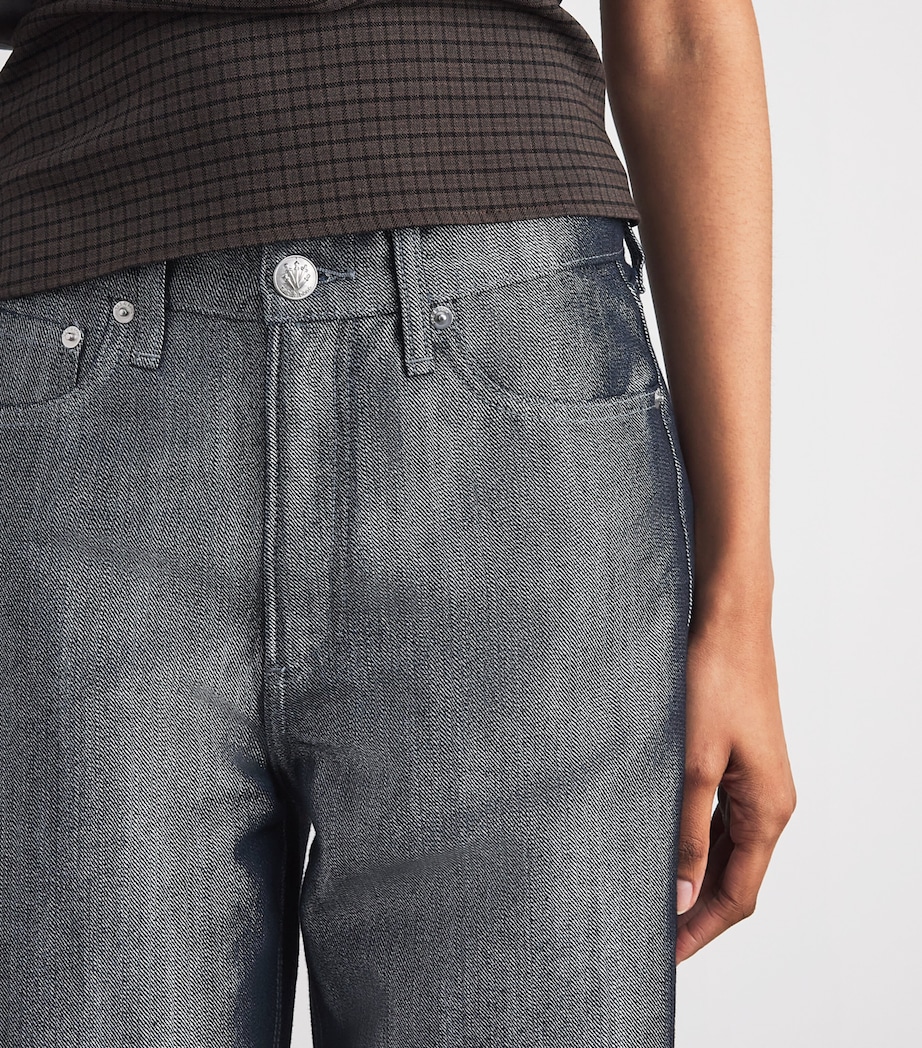 Logan Mid-Rise Wide-Leg Jeans INDGOLUREX Image 6