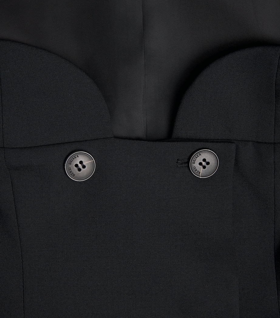 Tailored Mini Jacket Dress BLACK Image 5