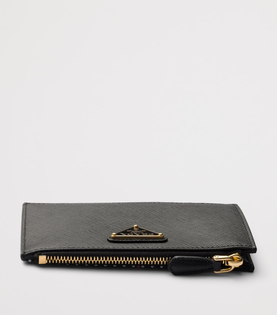 Saffiano Leather Zip Card Holder F0002 Image 2