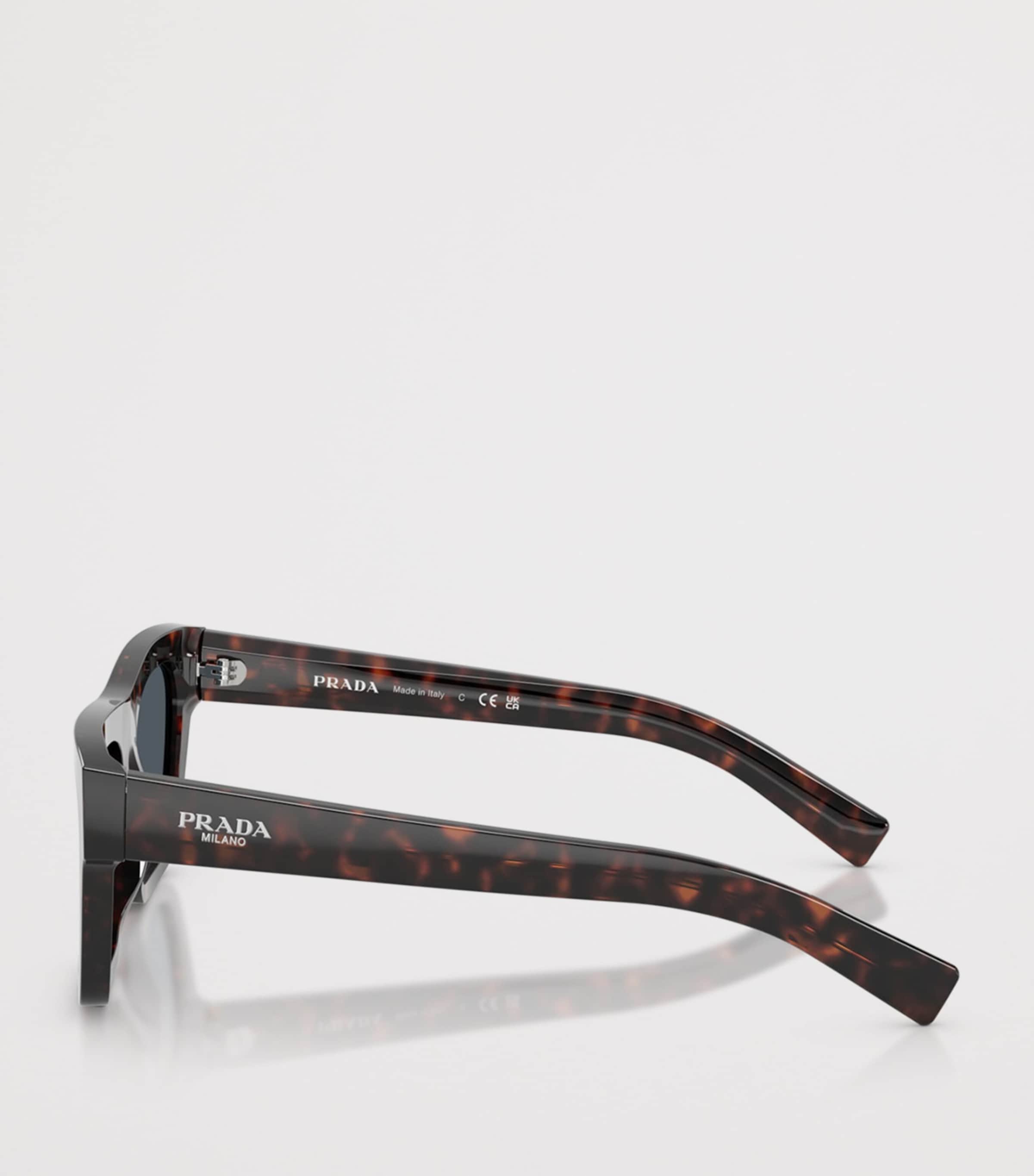 Acetate Rectangular Sunglasses 17N70B Image 3