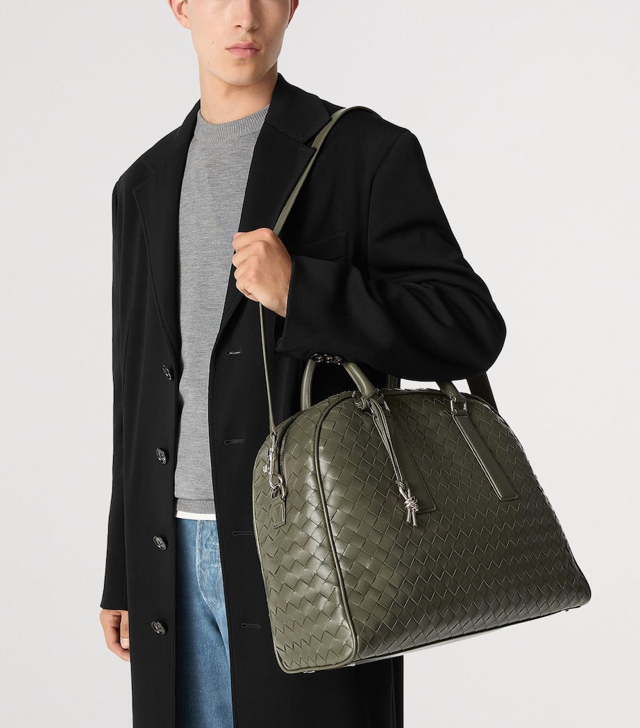 Leather Intrecciato Getaway 24 Ore Travel Bag 3248 Image 2