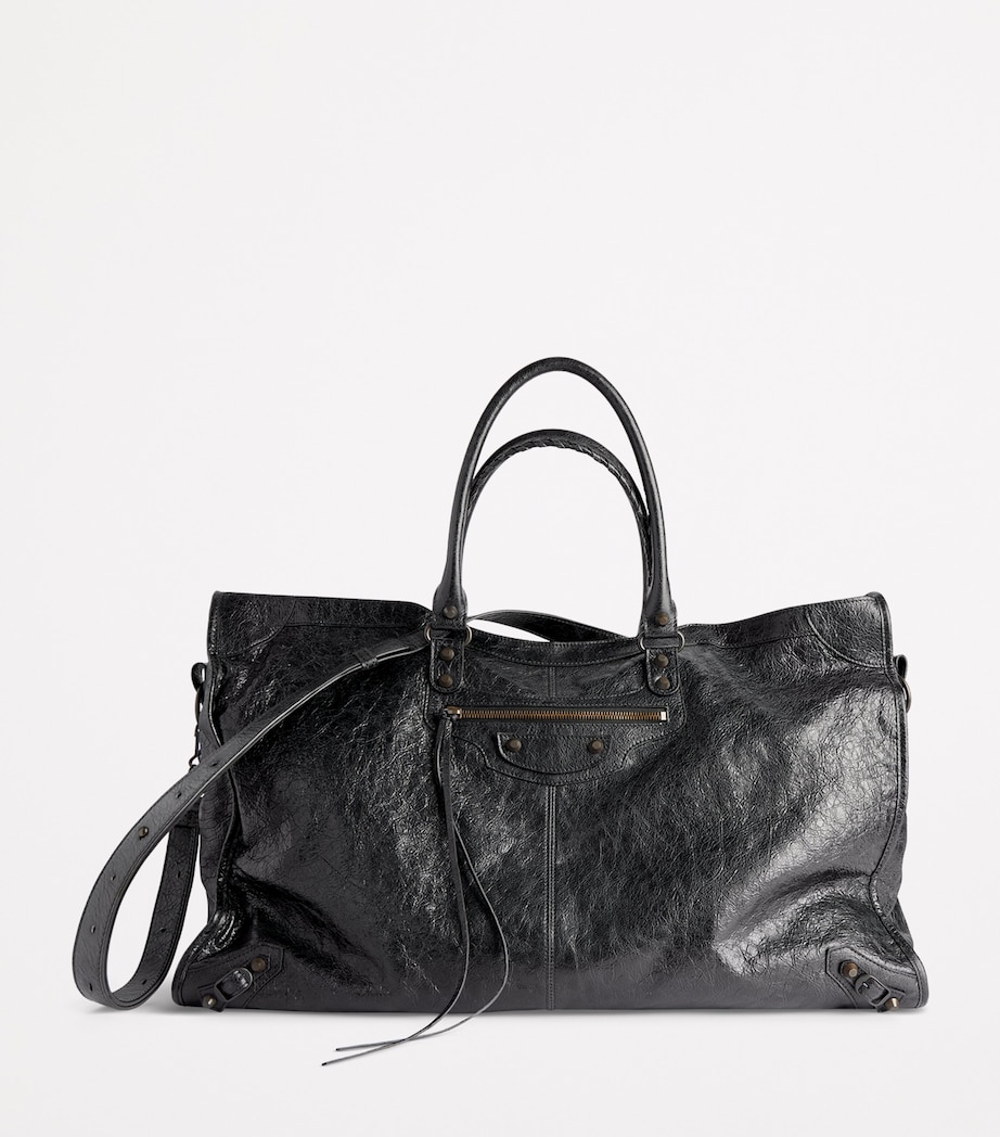 Leather Le City Travel Top-Handle Bag 1000 Image 7